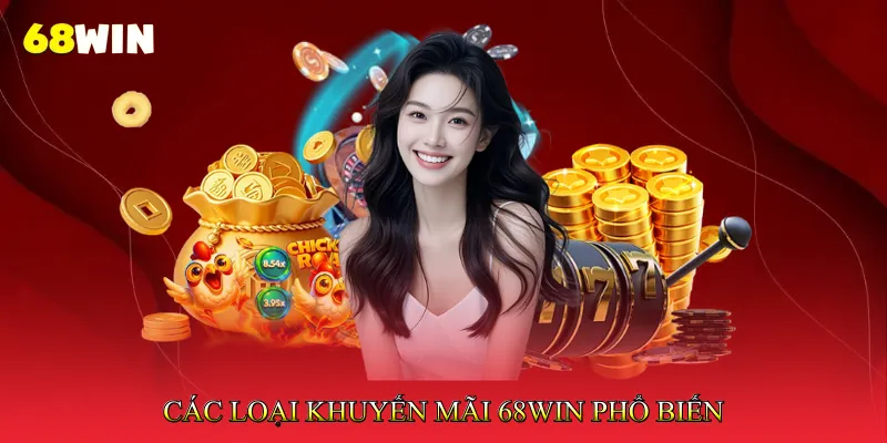 Khuyến Mãi 68Win - Nhận Quà Giá Trị Khi Tham Gia Trò Chơi 1 Các loại khuyến mãi 68Win phổ biến