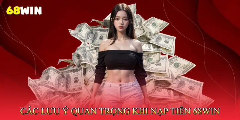 Các Lưu Ý Quan Trọng Khi Nạp Tiền 68Win